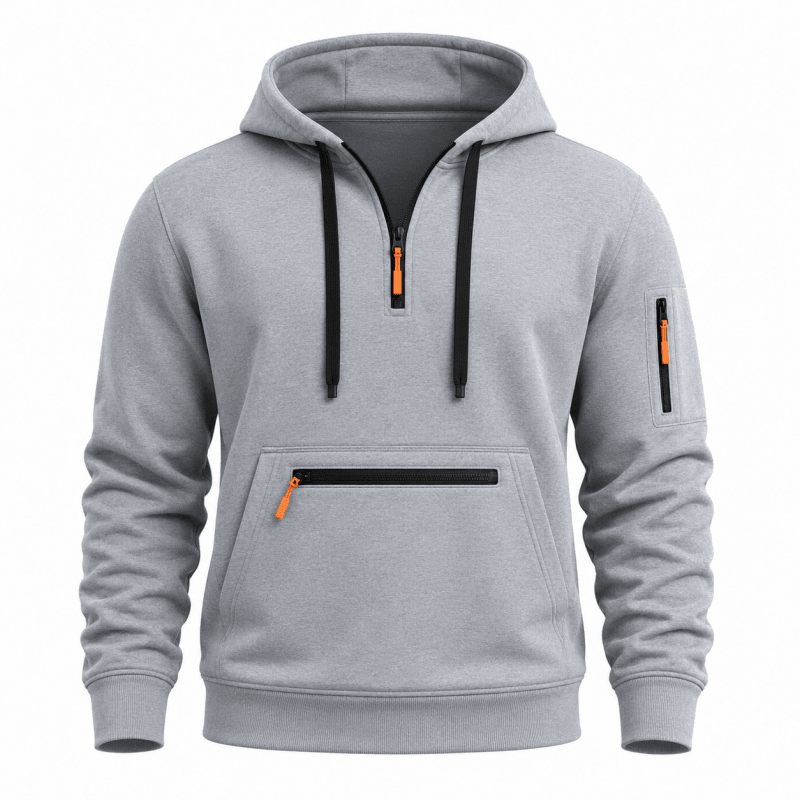 William Sinclair | Sweat à capuche demi-zip
