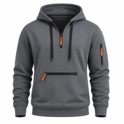 William Sinclair | Sweat à capuche demi-zip