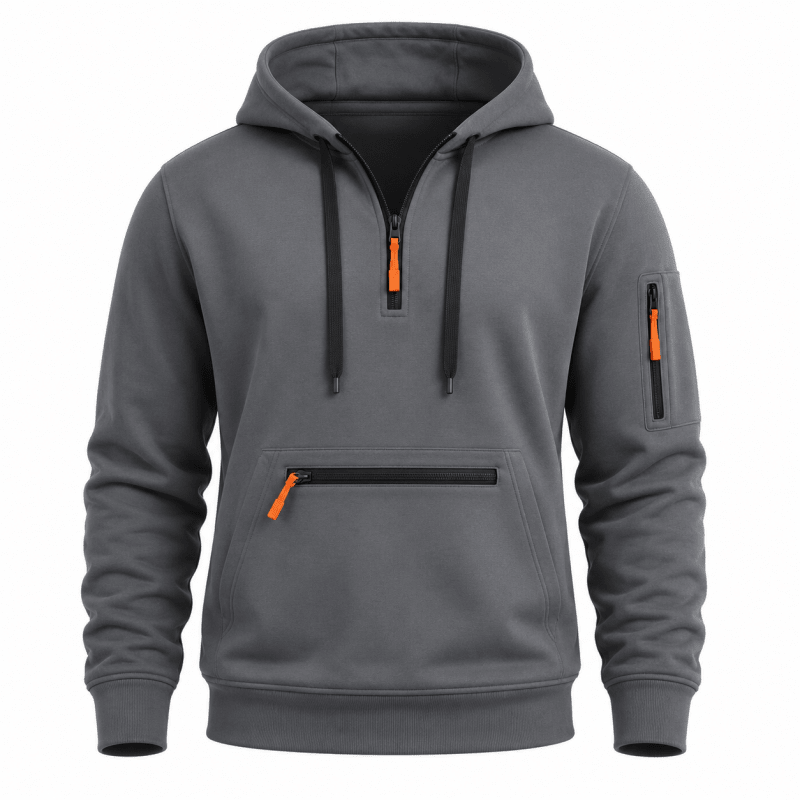 William Sinclair | Sweat à capuche demi-zip