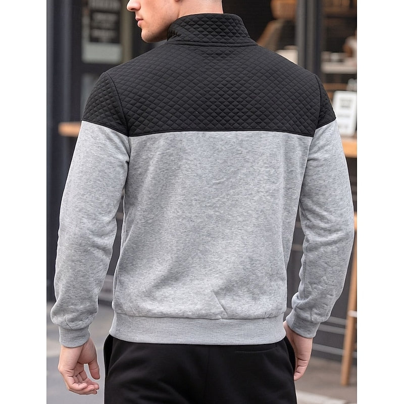 Theodore Ashfield | Textured Quarter-Zip Sweatshirt