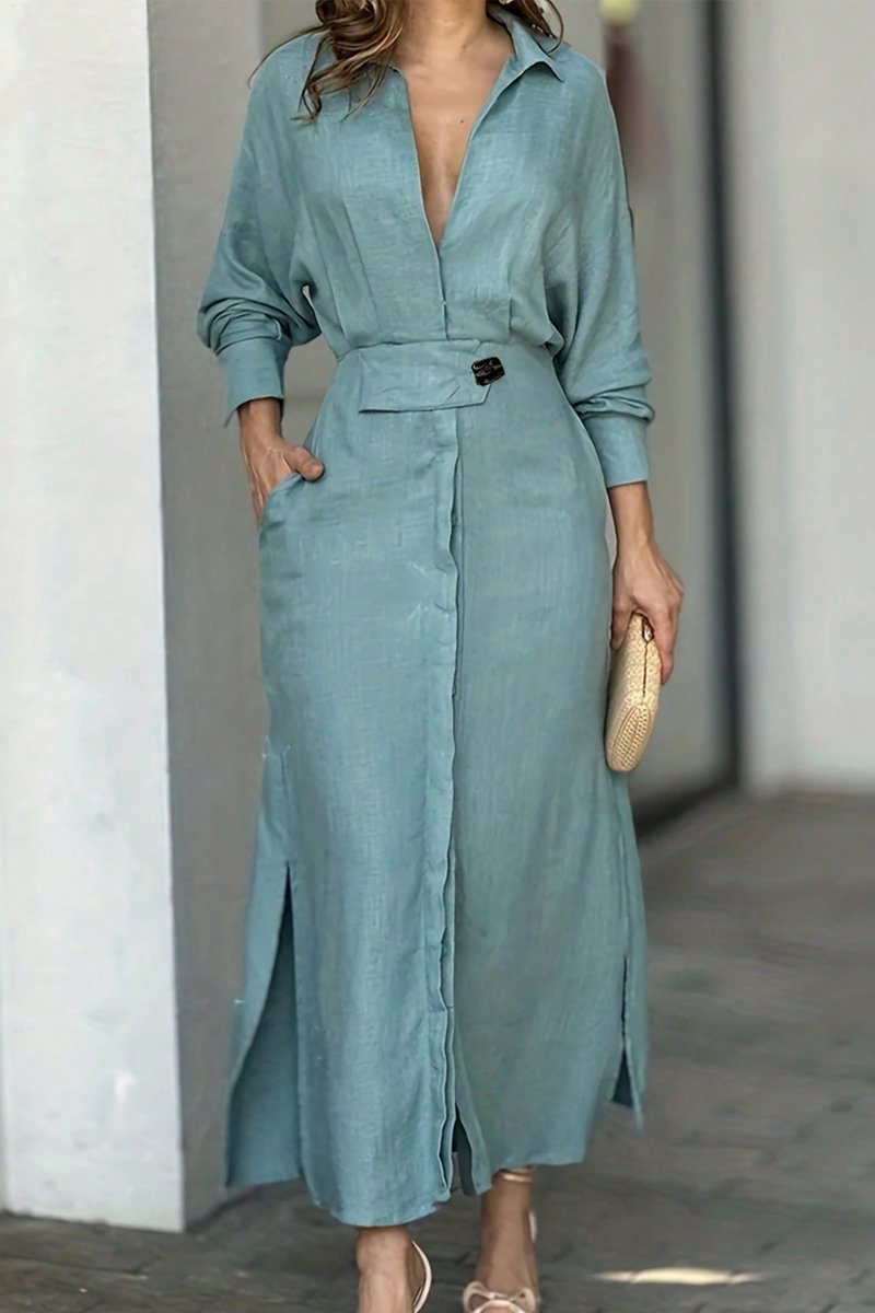 Sophie Laurent | Timeless Linen Maxi Dress