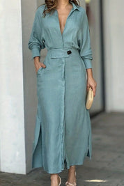 Sophie Laurent | Timeless Linen Maxi Dress