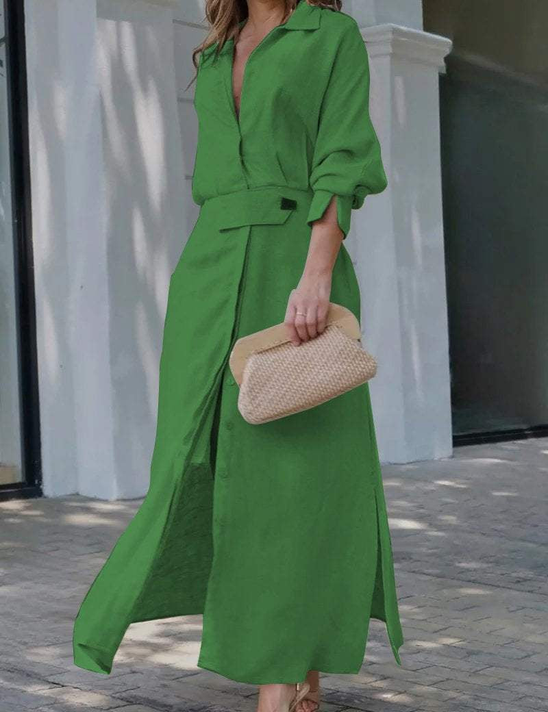 Sophie Laurent | Timeless Linen Maxi Dress