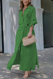 Sophie Laurent | Timeless Linen Maxi Dress
