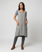 Daisy Clarke | Linen Apron Dress with Deep Pockets