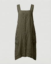 Daisy Clarke | Linen Apron Dress with Deep Pockets