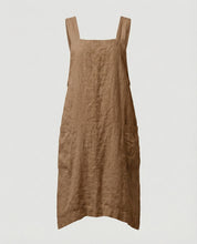 Daisy Clarke | Linen Apron Dress with Deep Pockets