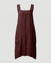 Daisy Clarke | Linen Apron Dress with Deep Pockets