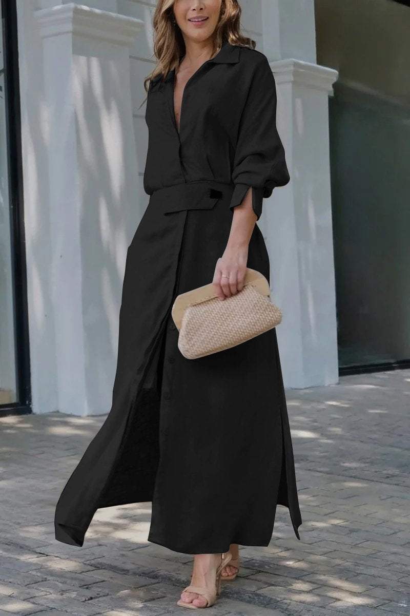 Sophie Laurent | Timeless Linen Maxi Dress
