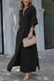 Sophie Laurent | Timeless Linen Maxi Dress