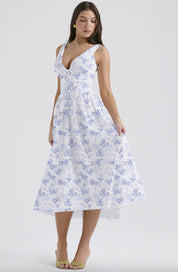 Cecily Barrow | Women's Wedding Guest Floral Midi Dress