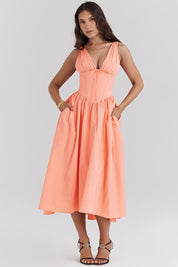Cecily Barrow | Women's Wedding Guest Floral Midi Dress