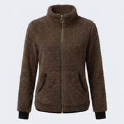 Isobel Ross | Plush Zip-Up Fleece Cardigan Jacket