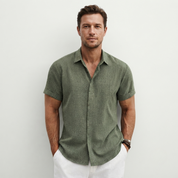 James Harrison | Classic Collared Linen Shirt