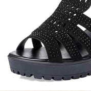 Bellamy Ellis | Studded Block Heel Sandals