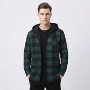 Joseph Braithwaite | Hooded Check Shirt Jacket
