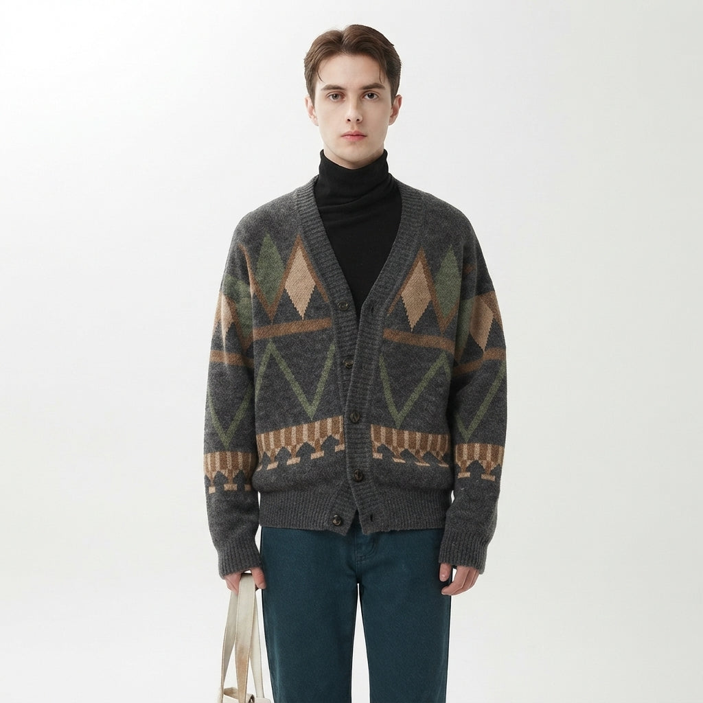 Joseph Hartnell | Gilet en maille à motifs géométriques