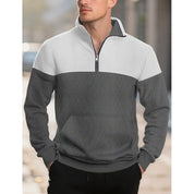 Theodore Ashfield | Textured Quarter-Zip Sweatshirt