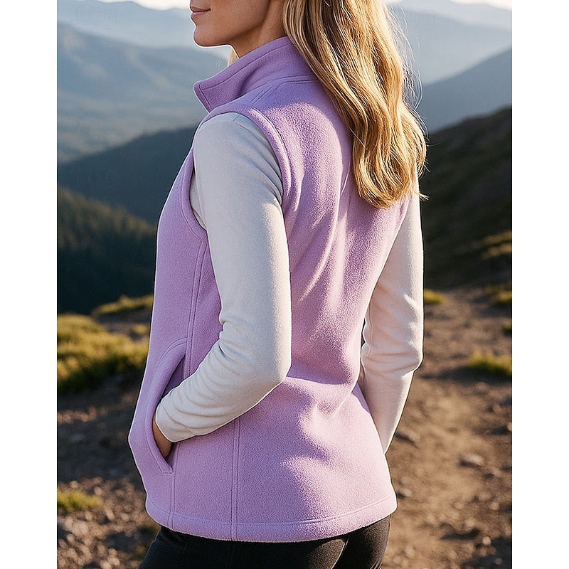 Phoebe Hall | Cozy Zip-Up Vest