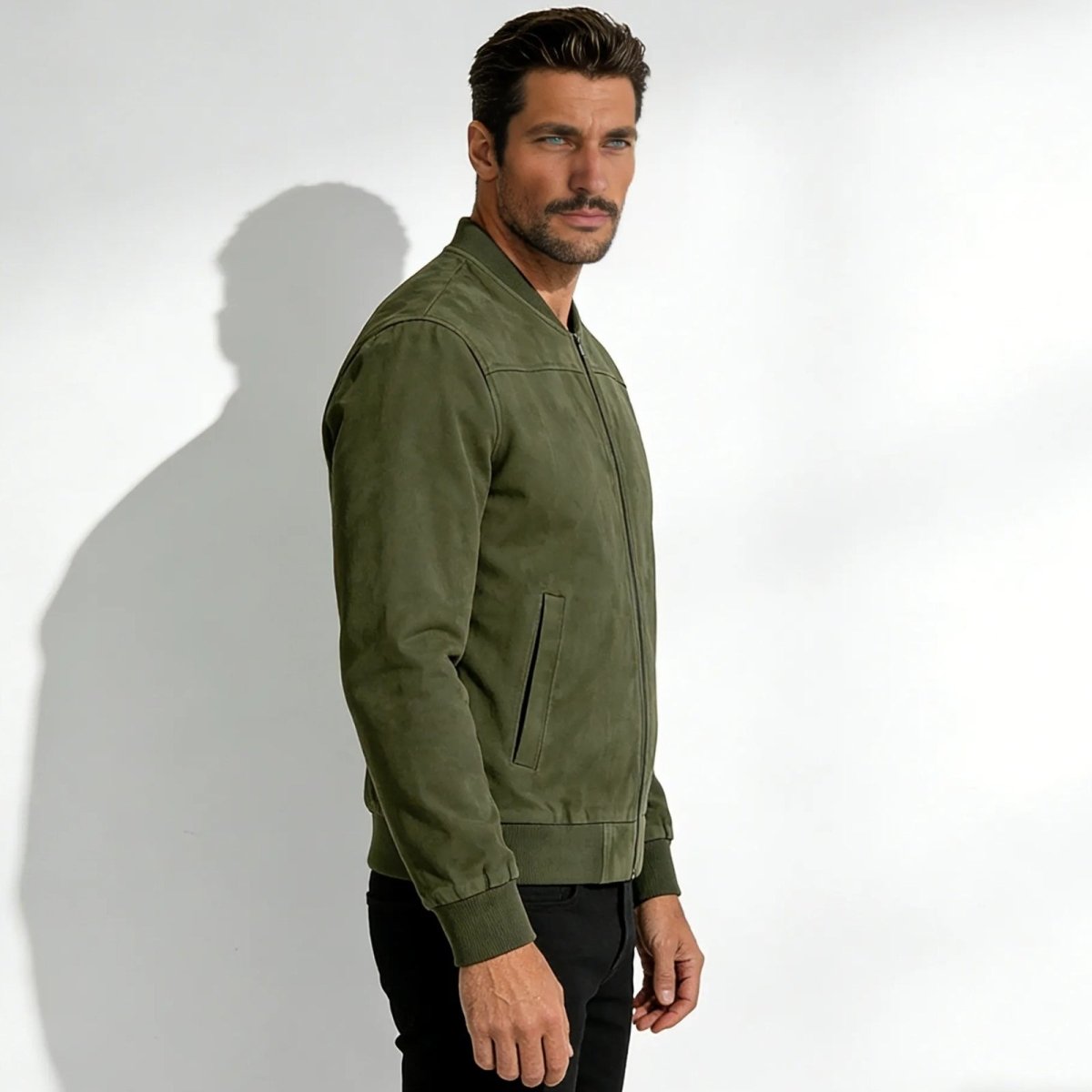 kouvr-mens-olive-suede-bomber-jacket-side-profile_fa595d4d-0155-4f14-a9e4-599df31e7827.jpg