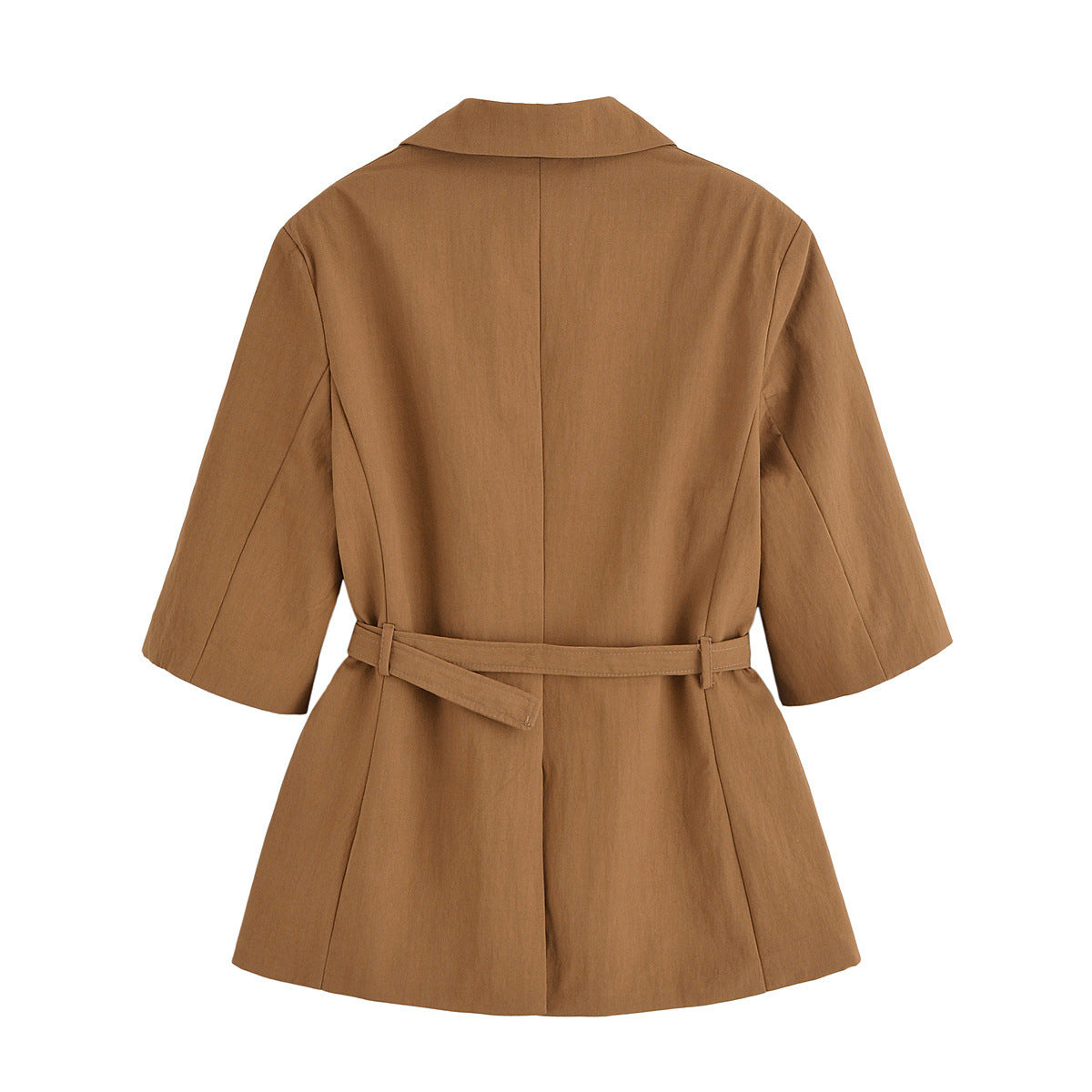 Élise Carpentier | Belted Short Sleeve Tailored Blazer For Women