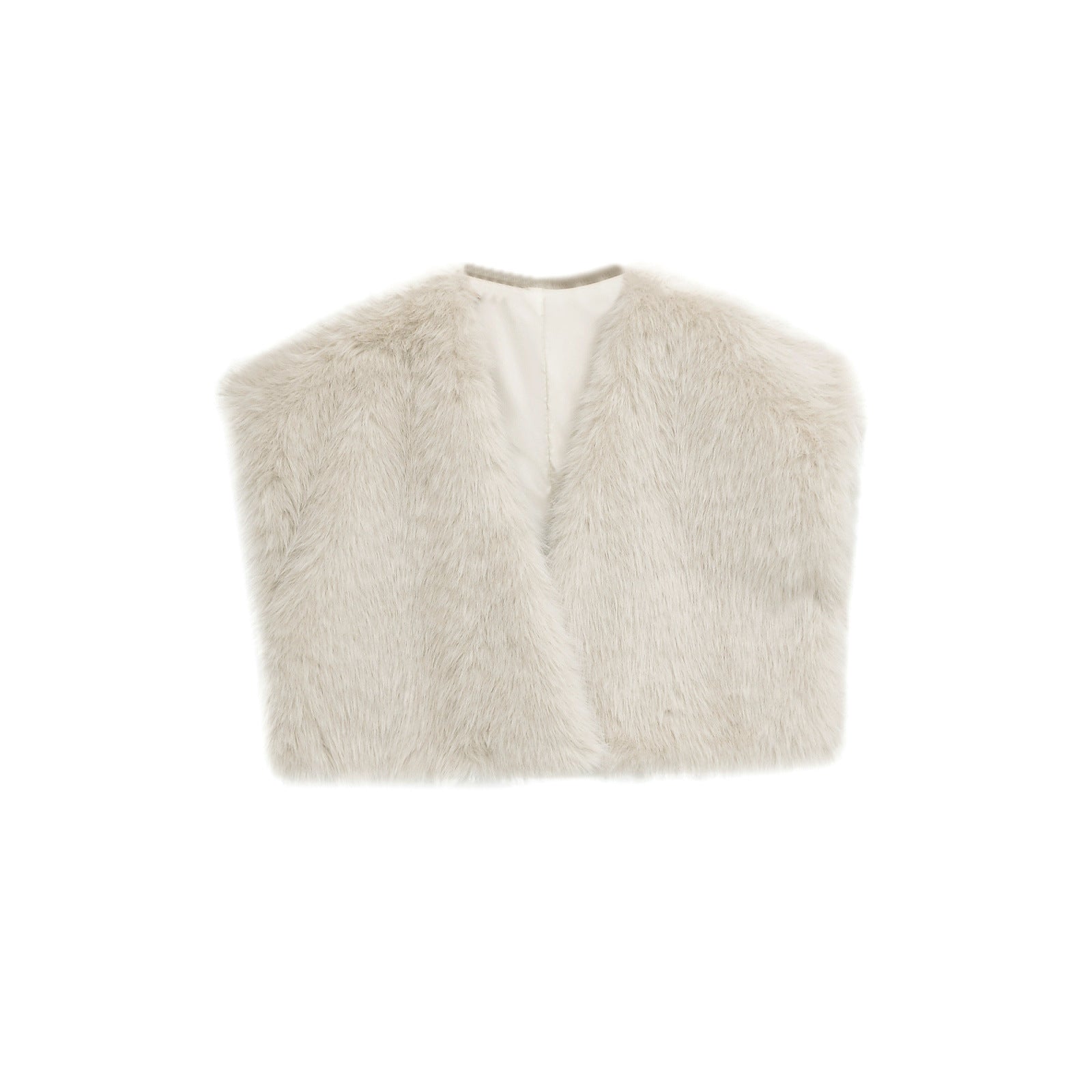 Élise Montclair | Elegant Faux Fur Vest For Women
