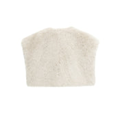 Élise Montclair | Elegant Faux Fur Vest For Women