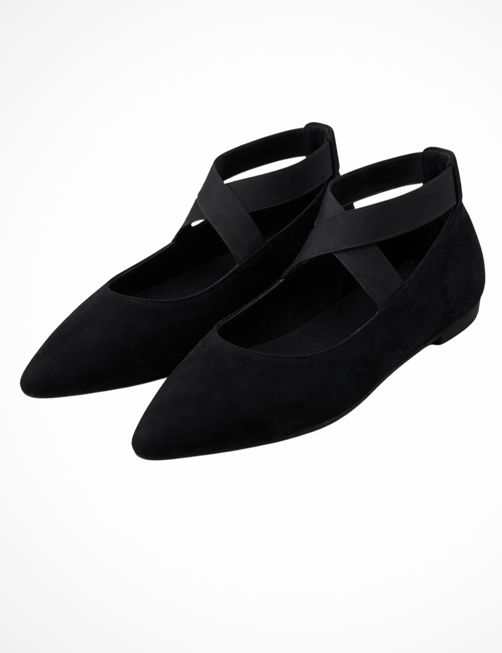 Élodie Marchand | Suede Strap Ballet Flats For Women