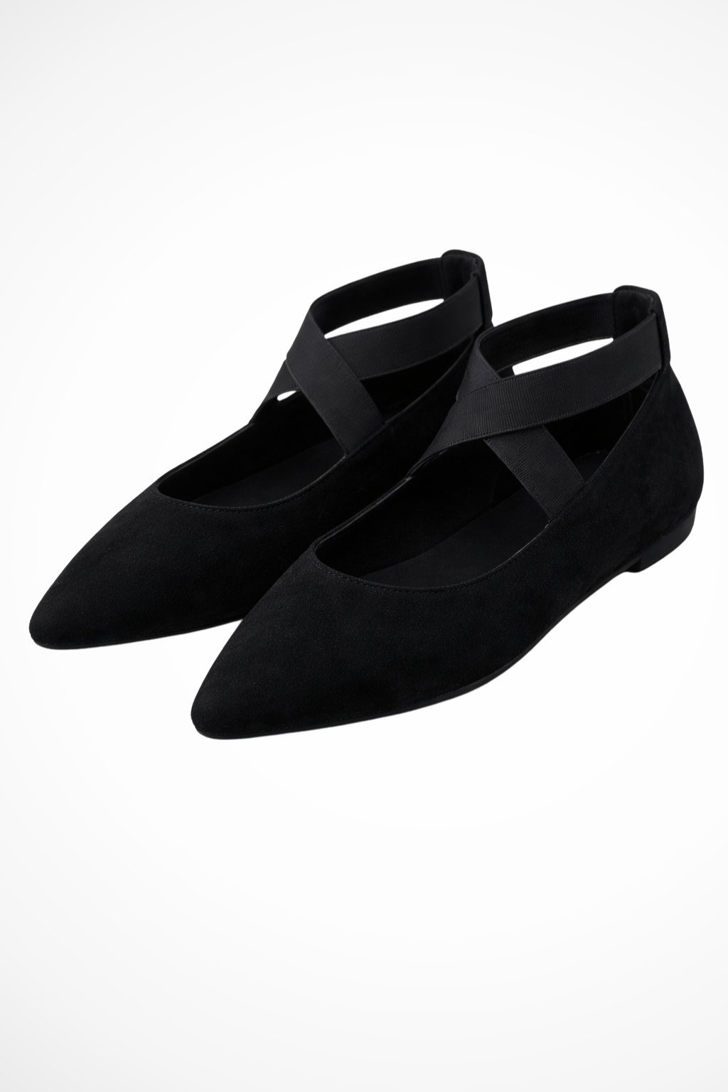 Élodie Marchand | Suede Strap Ballet Flats For Women