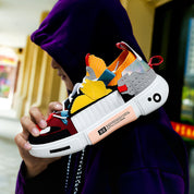 Tobias Grant | Baskets montantes en mesh – Style urbain audacieux à couleurs contrastées