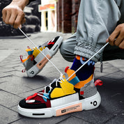 Tobias Grant | Baskets montantes en mesh – Style urbain audacieux à couleurs contrastées