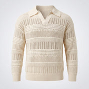 Marcus Whitmore | Pull polo en maille crochetée