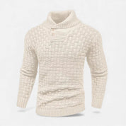 Callum Redfern | Shawl Collar Sweater With Button Detail