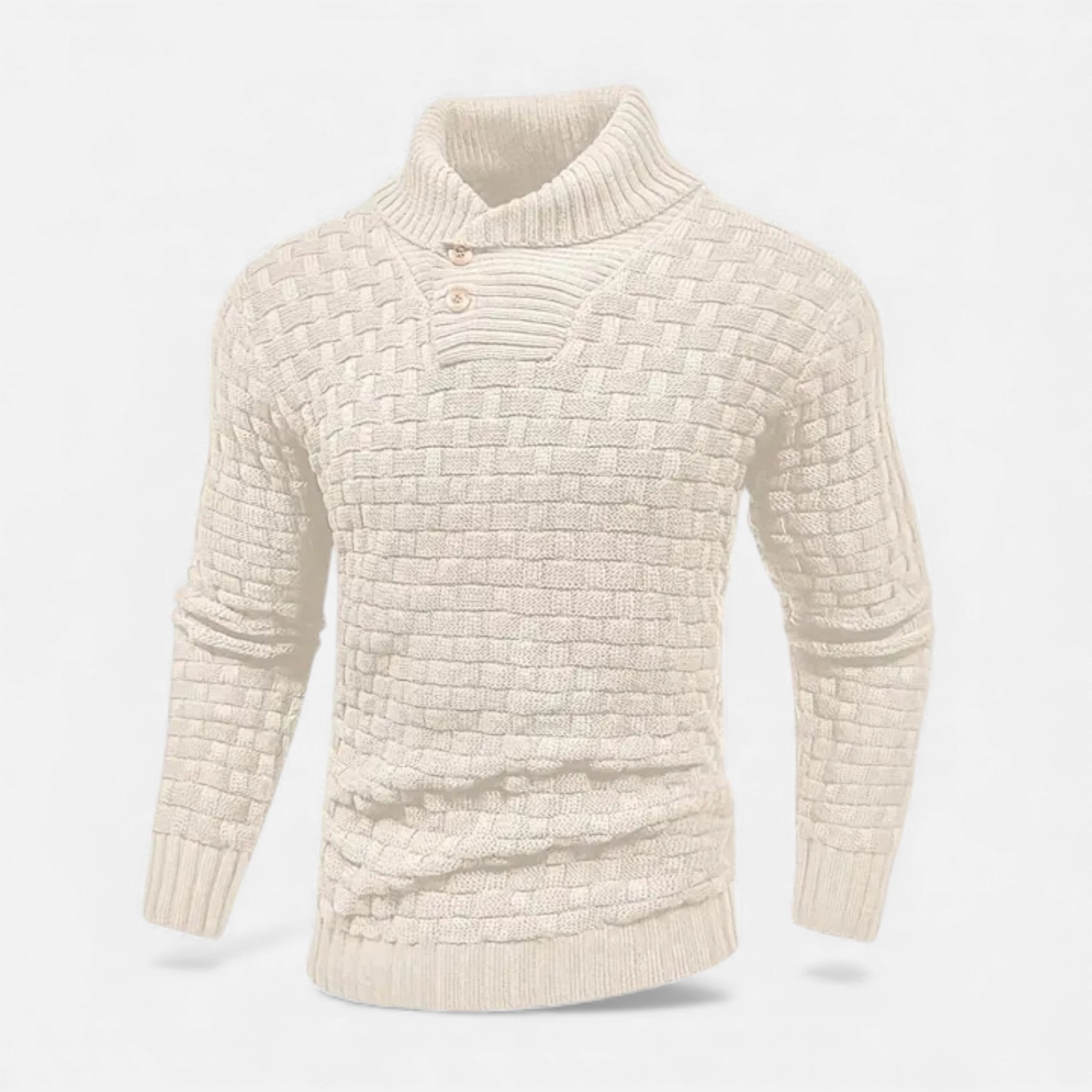 Callum Redfern | Shawl Collar Sweater With Button Detail