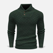 Callum Redfern | Shawl Collar Sweater With Button Detail