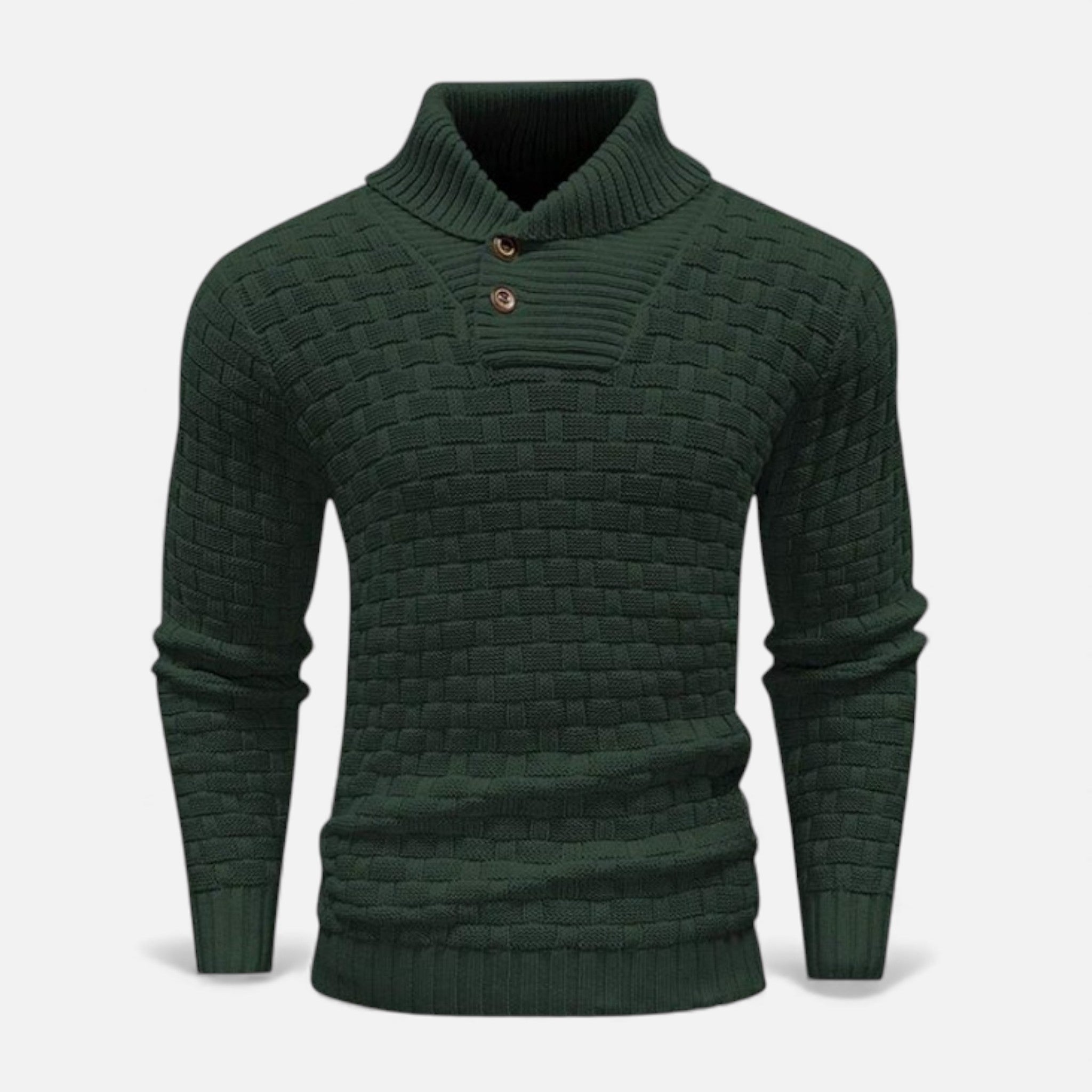 Callum Redfern | Shawl Collar Sweater With Button Detail