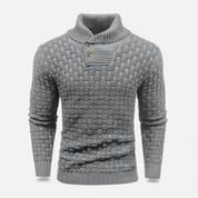 Callum Redfern | Shawl Collar Sweater With Button Detail