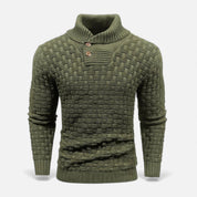 Callum Redfern | Shawl Collar Sweater With Button Detail