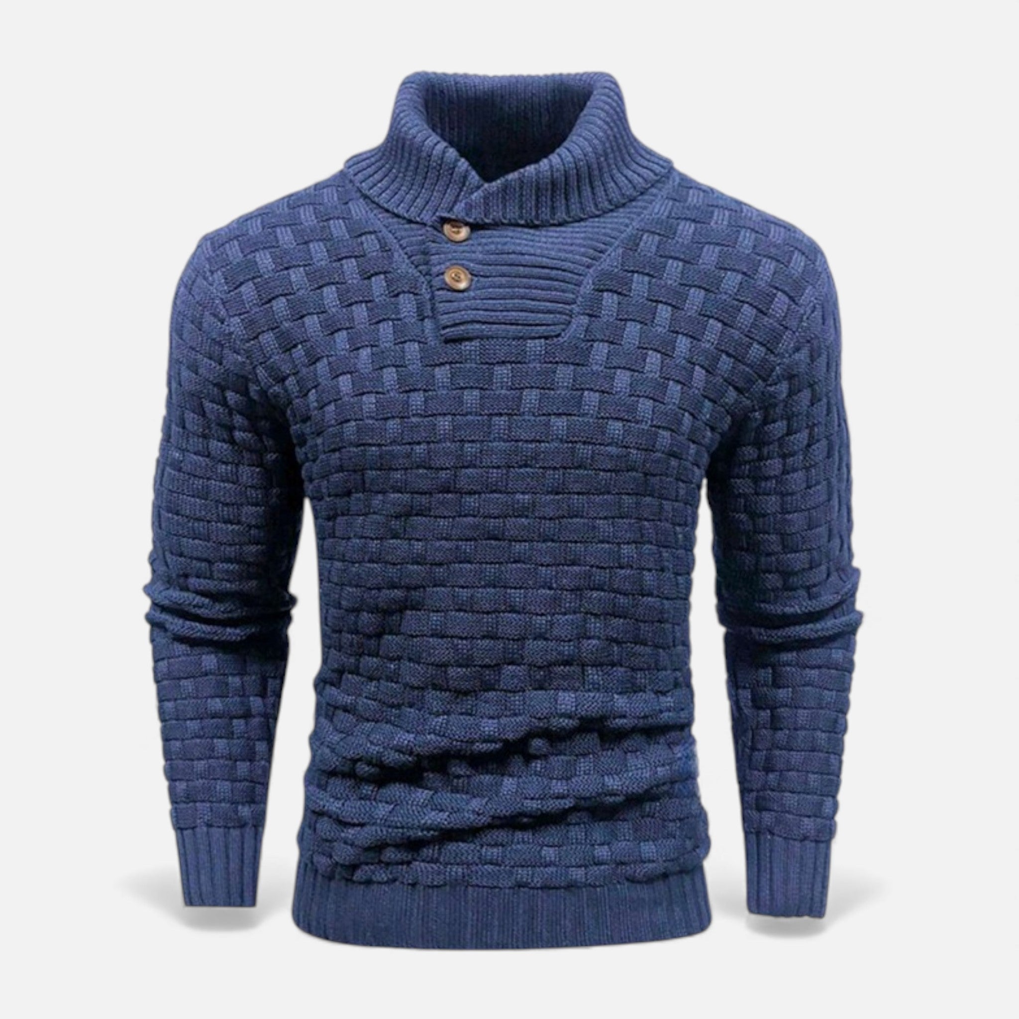 Callum Redfern | Shawl Collar Sweater With Button Detail