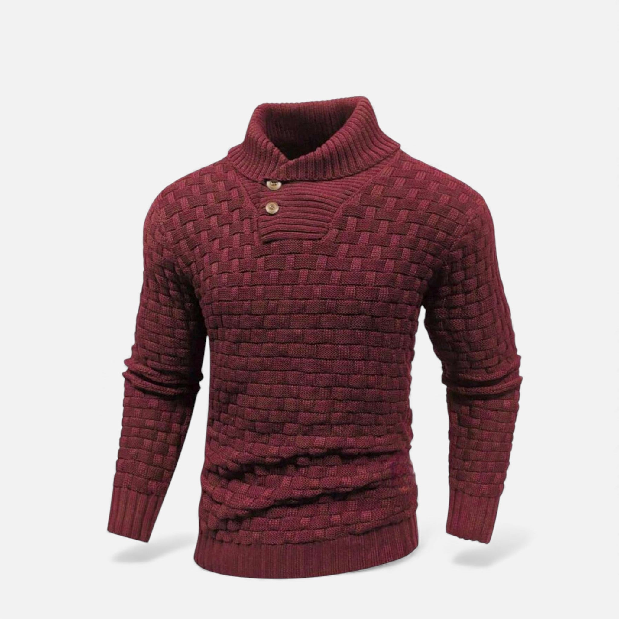Callum Redfern | Shawl Collar Sweater With Button Detail
