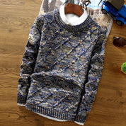 Jasper Coldwell | Multicolour Cable Knit Sweater For Men