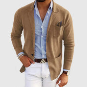 Lorenzo Whitmore | Casual Knit Blazer with Modern Ease