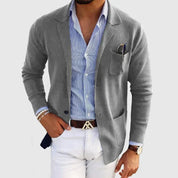 Lorenzo Whitmore | Casual Knit Blazer with Modern Ease