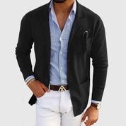 Lorenzo Whitmore | Casual Knit Blazer with Modern Ease