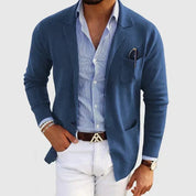 Lorenzo Whitmore | Casual Knit Blazer with Modern Ease