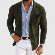 Lorenzo Whitmore | Casual Knit Blazer with Modern Ease