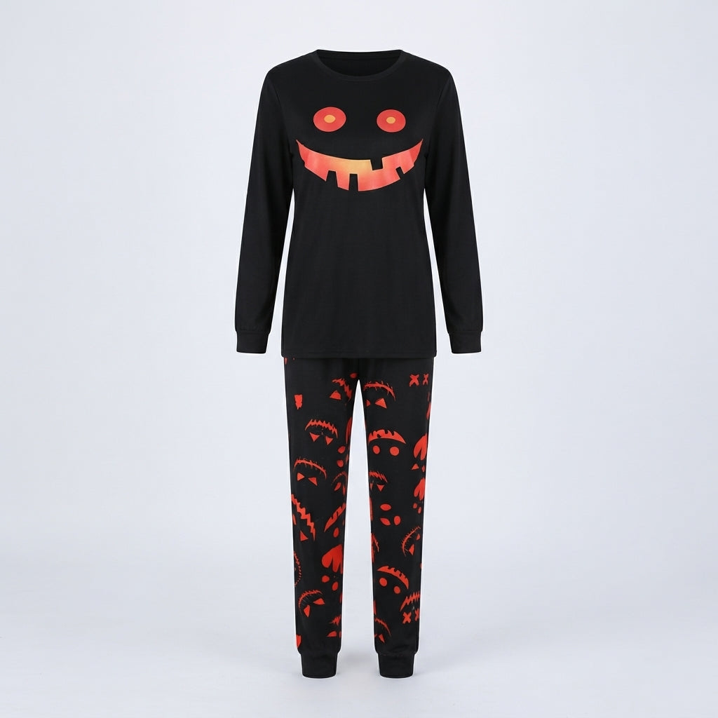 Little Boo | Pumpkin Face Halloween Pyjamas For Women