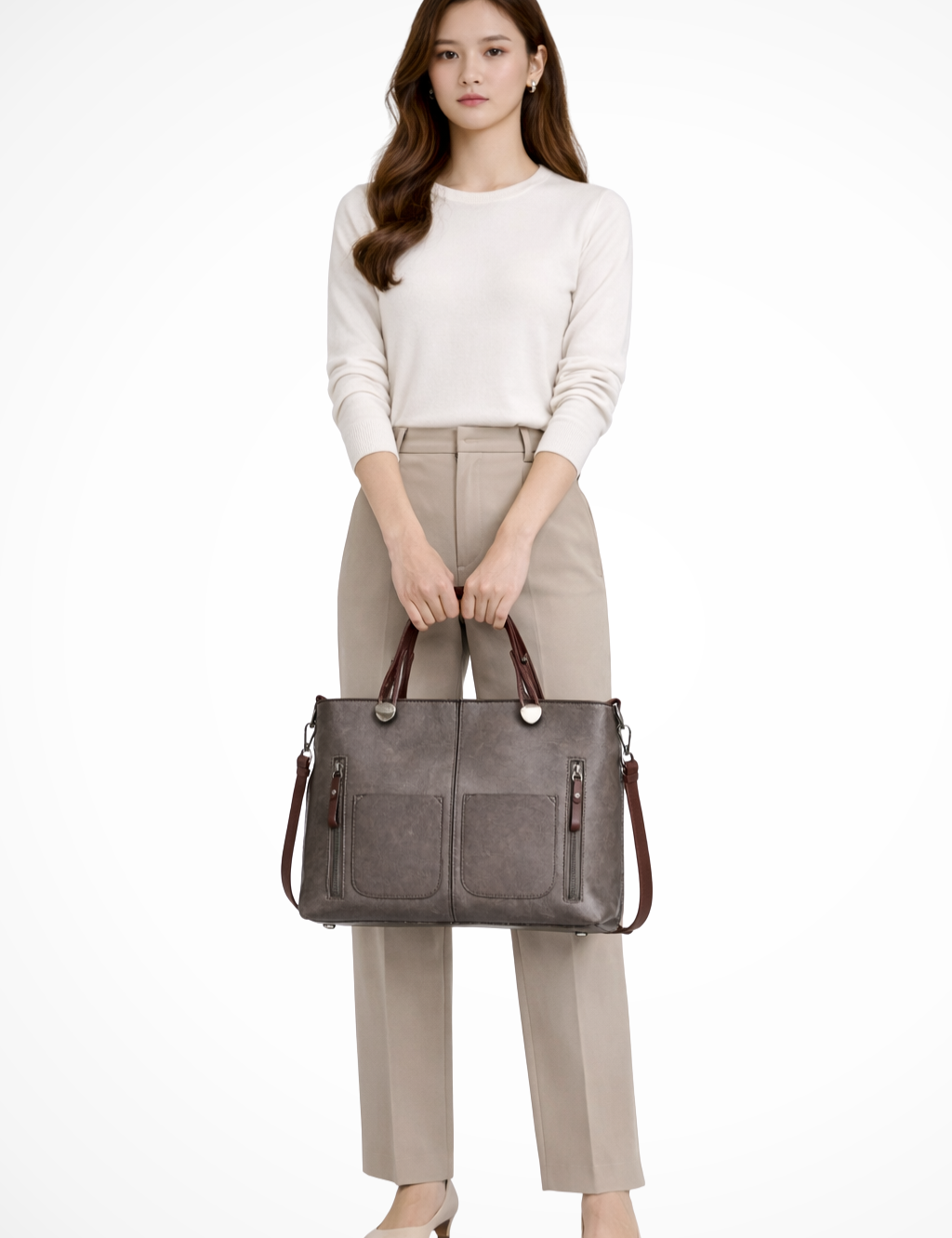 Émilie Anniston | Vintage Leather Tote Bag For Women