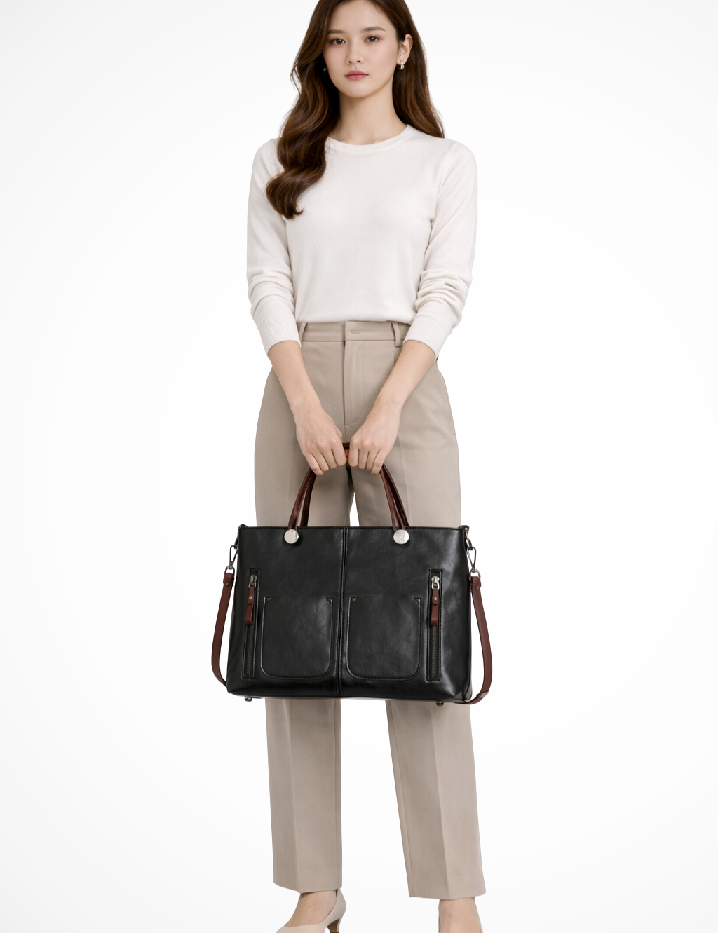 Émilie Anniston | Vintage Leather Tote Bag For Women