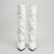 Millicent Hall | Bottes montantes à talon aiguille vernies